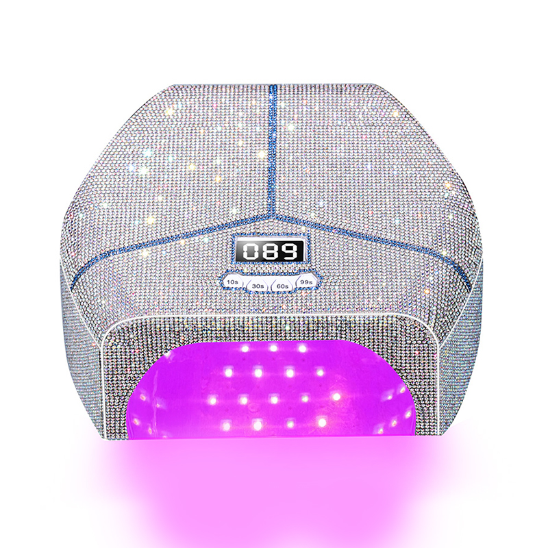 L7 Lampa na nechty z nehrdzavejúcej ocele Red Light Crystal Lamp